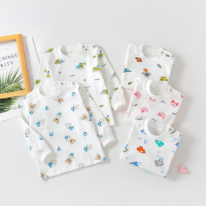 Cotton Printed Autumn Top for Infants and Toddlers